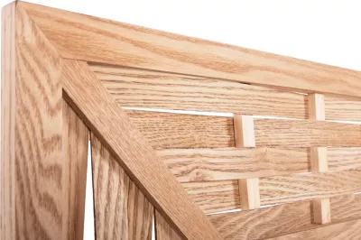 Pasqyrë muri drejtkëndore FH4225 bambu në ngjyrë dushku 120x2,5x80 cm