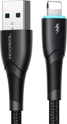 Kabllo Joyroom Starry Series SA32-AL3, USB-A në Lightning, 1m, 3A, e zezë