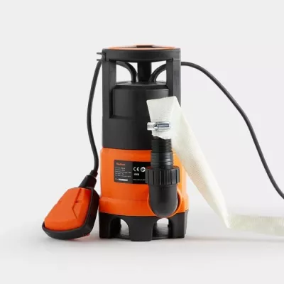 Pompë zhytëse uji VonHaus 3500145 400 W, 7500 L/orë, zorrë 8 m, kabllo 10 m, e zezë
