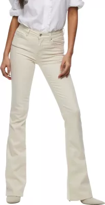 Xhinse për femra Only ONLBLUSH LIFE MID FLARED 15230778, krem (Sour Cream) [Madhësia: XS]