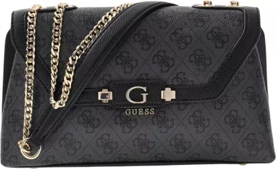 Çantë krahu për femra Guess COLEEN LOGO SMALL SA HWSG97 49210, antracit