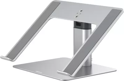 Mbajtës laptopi Baseus LUJS000012, i rregullueshëm, 11-17", argjendtë