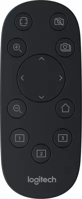 Telekomandë Logitech PRO 2 për sisteme konferencash, e zezë