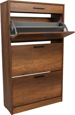 Dollap këpucësh Hanah Home, Oslo Walnut, Shc-431-Oo-1