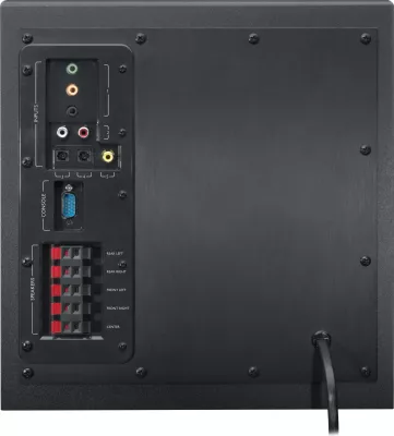 Altoparlantë Logitech Z906, 500 W, 1000 W, IR, të zeza