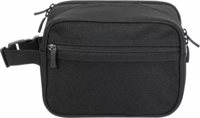Çantë tualeti RIVACASE ECO 8409, RPET poliester, 215×160×120 mm, e zezë
