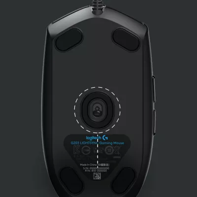 Maus Gaming me Ndriçim RGB Logitech G203 LIGHTSYNC