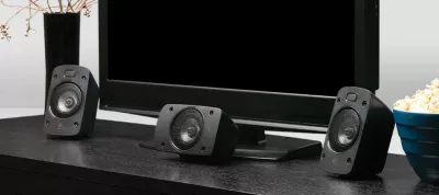 Altoparlantë Logitech Z906, 500 W, 1000 W, IR, të zeza