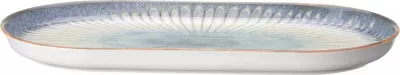 Pjatë ovale Fine Dine Galaxy 290mm porcelan blu, set 6 copë