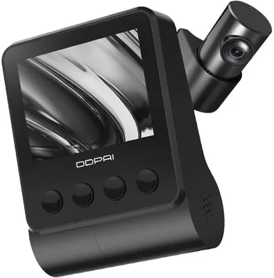 Kamerë sigurie për veturë DDPAI Z50 GPS DUAL me WiFi, 4K, dy kamera, e zezë