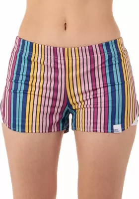 Shorce sportive për femra Colour Pleasure CP-020 264, material i ajrosshëm, XS-S, blu navy