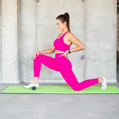 Roller për fitnes HMS, për meshkuj dhe femra, i zi