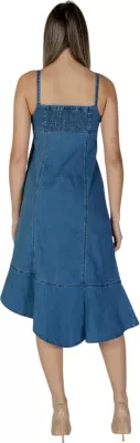 Fustan midi për femra Desigual VEST_MUNICH 25SWVD07, denim [Madhësia: L]