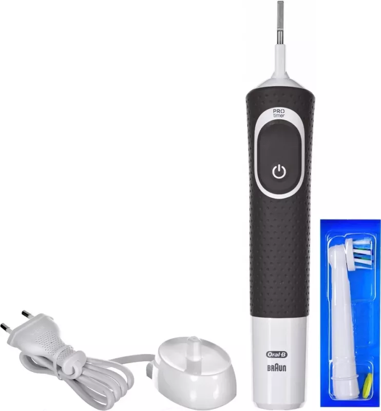Furçë dhëmbësh elektrike Braun Vitality 100, për të rritur, e zezë