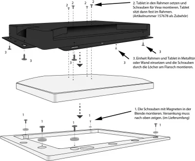 Mbështjellës muri ALLNET ALLTCOVER15NWV1, 38.1 cm (15"), ALLNET, Bardhë