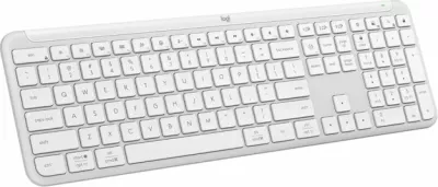 Tastierë Logitech Signature Slim K950, wireless Logi Bolt/Bluetooth, gravurë SLO, e bardhë