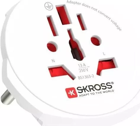 Adapter Skross Pro Light USB World (2xA)