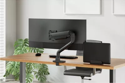 Mbajtës laptopi Neomounts NSLS300BLACK, alumini, 11-17 inç, i zi