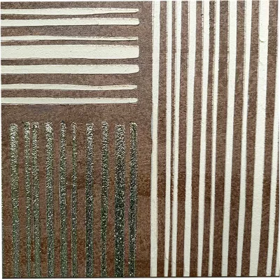 Pikturë dekorative VAILO me kornizë, 82.6x4.3x82.6cm, kanavacë, kafe-bezhë
