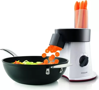 Përpunues sallatash Philips Viva Collection HR1388/80, i zi