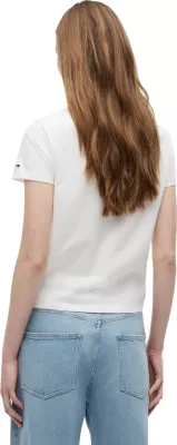 Maicë për femra Tommy Hilfiger Jeans DW0DW22905, krem [Madhësia: M]