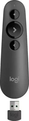Telekomandë prezantimi Logitech R500, Bluetooth/RF, USB, 20 m, Grafit