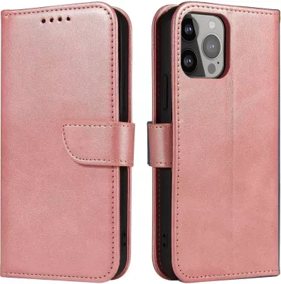 Mbështjellës magnetik Hurtel për Xiaomi Redmi Note 12 5G / Poco X5 5G, flip, portofol, rozë