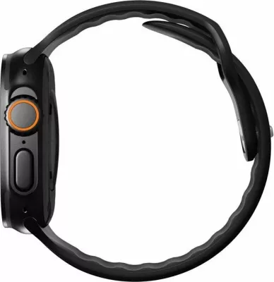 Rrip Smartwatch Nomad Tempo Band 49mm për Apple Watch Ultra 1/2/3, i zi