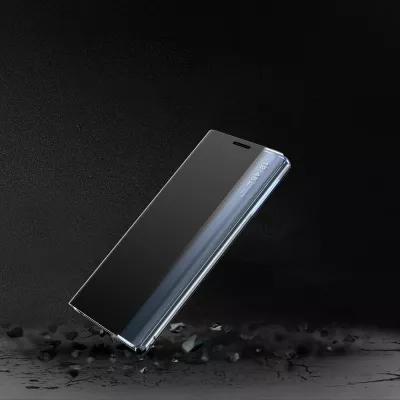 Mbështjellës Hurtel për Samsung Galaxy A02s EU, tip bookcase me kickstand, Blu
