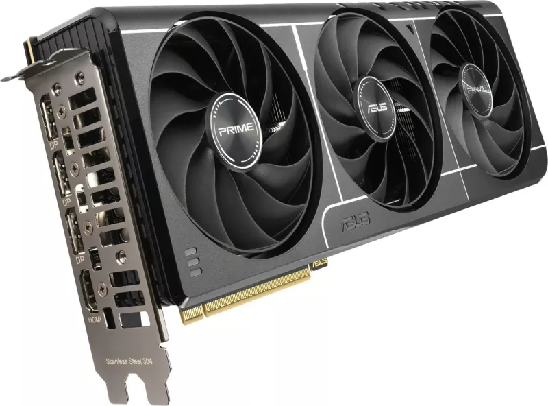 Kartë grafike ASUS Prime RTX5060TI-16G, NVIDIA GeForce RTX 5060 Ti, 16 GB GDDR7, Multikolor