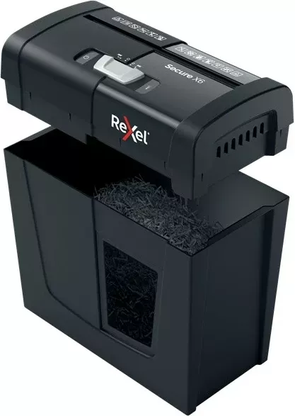 Grirëse letre Rexel Secure X6, e zezë