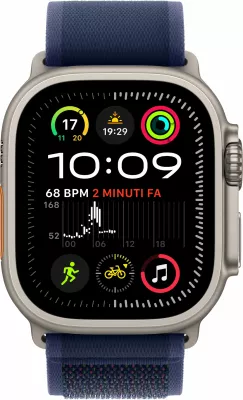 Smartwatch Apple Watch Ultra 2 GPS + Cellular 49mm, 64 GB, Titanium, Blu