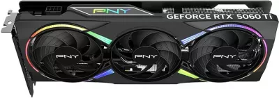 Kartelë grafike PNY RTX 5060 Ti VERTO ARGB OC 8GB GDDR7 e zezë