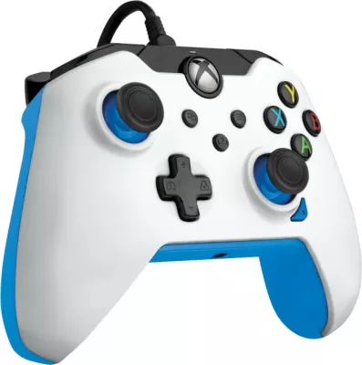 Kontroller me kabllo PDP Xbox Wired Controller ION 2.5 m, bardhë-kaltër