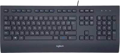 Tastierë Logitech K280e Comfort USB (SLO engraving), e zezë, OEM