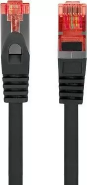 Patchcord Lanberg Cat.6 FTP LSZH CU 0.25 m, e zezë
