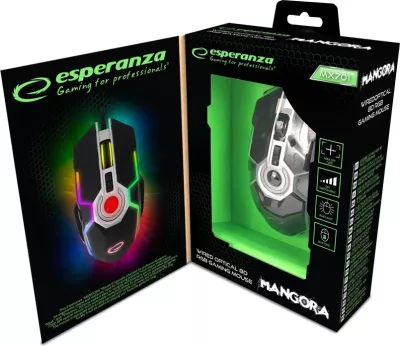 Maus për gaming Esperanza EGM701, 7200 DPI