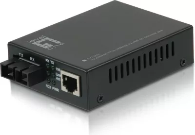 Konvertues media LevelOne RJ45 në SC, Ethernet i Shpejtë, Multi-Mode, 2km