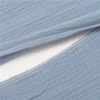 Këllëf për jastëk klinë karroce New Baby STANDARD 30x37 cm, muslinë pambuku 100%, blu