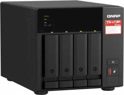 Server NAS QNAP TS-473A-8G, 4-bay, 8GB RAM, 2x 2.5GbE, i zi