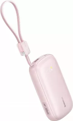 Powerbank Baseus EnerFill FC21 Qpow 3 Ultra 20000mAh 22.5W me display, rozë, me kabllo të ndashme