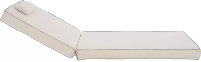 Jastëk për shezlong, ngjyrë bezhë, FH11237.60T, 198(119+1+78)x70x10 cm