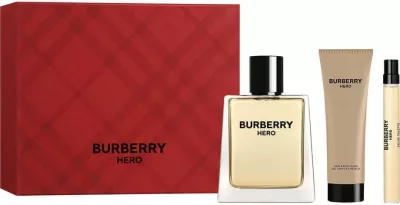 Set Eau de Toilette për meshkuj Burberry Hero 100ml + 10ml + shower gel 75ml