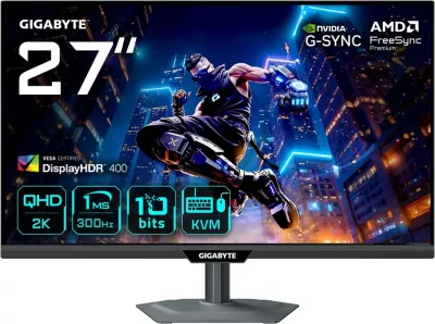 Monitor gaming Gigabyte M27Q3, 27", QHD, 170Hz, 1ms, HDR400, i zi