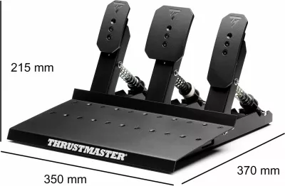 Set pedalash Thrustmaster Raceline Pedals III LC, 3-pedalësh, metalik, për PC/PS5/PS4/Xbox One/Xbox Series X|S, zi