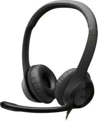 Kufje Logitech H390 USB-C, me mikrofon, të zeza