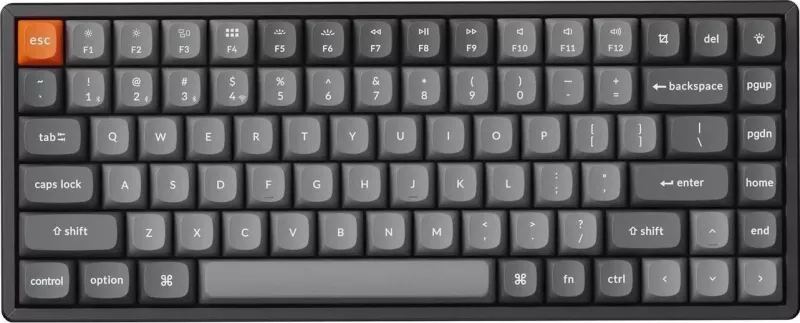 Tastierë Keychron K2 Max, 75%, Switch Brown, Ngjyrë e zezë