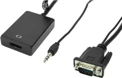 Adapter Accura VGA + minijack - HDMI, 0.2m, i zi