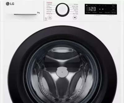 Makinë larëse, LG, F2WR508SBW, 8 kg, 1200 rpm, AI DD, Steam, klasa energjike A, slim, e bardhë