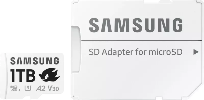 MicroSDXC Samsung 1TB PRO Plus Sonic, Class 10, UHS-I, A2, V30, bardhë